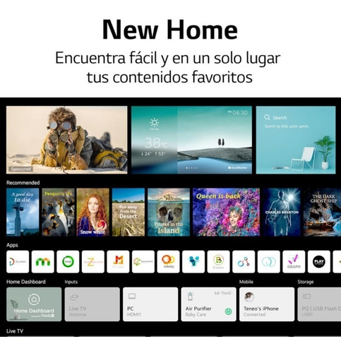 Imagen 7 de 10 de Televisor LG 65 Smart Tv 4k Uhd Up7750psb Led