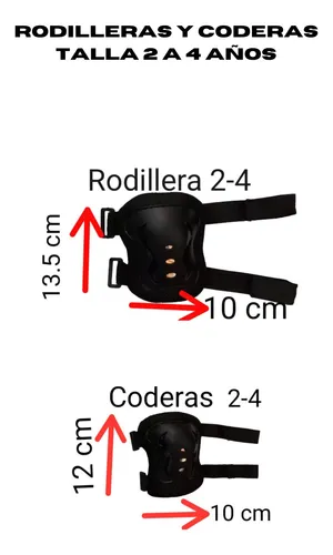Kit De Rodilleras Y Coderas Bicicross Infantil 2 A 4 Años
