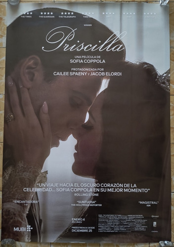 Póster Original Cine Priscilla Sofia Coppola 