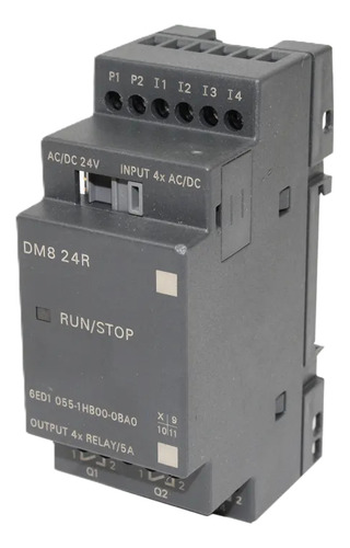 Modulo Logo V8 Dm8 24r Siemens Mfr 6ED1055-1HB00-0BA0