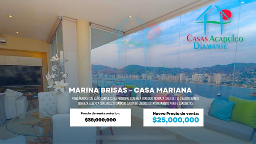 Cad Casa Mariana. Terraza, Alberca Con Jacuzzi, Vista Al Mar, Gimnasio, Salón De Juegos