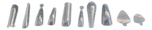 Molde F-1 Dual Form E Unha Reversa 120 Peças Fan Nails