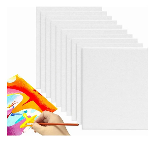 10pcs Lienzo Artístico Para Pintar Acrílico Óleo 18*25.5mm