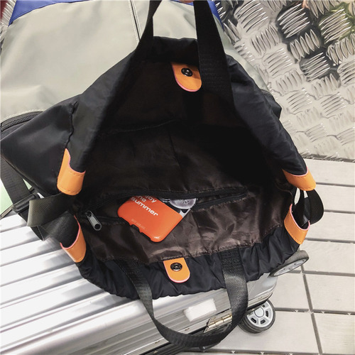 Bolsa De Viaje Al Aire Libre De Nailon De Gran Capacidad Con Cordón