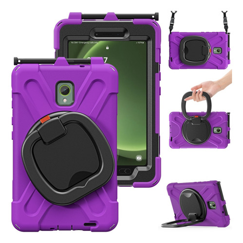 Funda De Silicona Para Pc, Color Morado, Para Samsung Galaxy