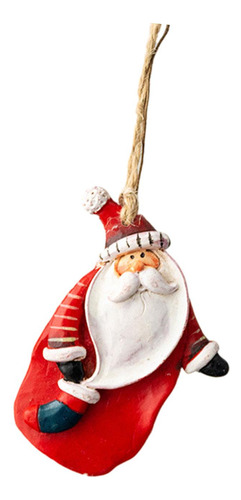 2 Adornos Para Árbol De Navidad, Colgantes Papá Noel