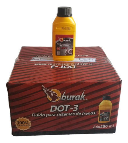 Liga Freno Burak Dot-3 250ml Caja