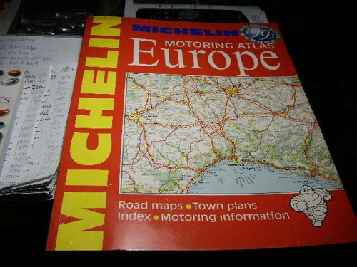 Motoring Atlas  Europe   Michelin  1993 Libro