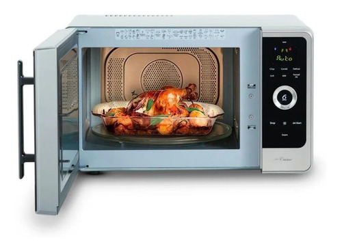 Imagen 4 de 10 de Microondas Grill Whirlpool Jq280ix Acero Ix 27l Conveccion