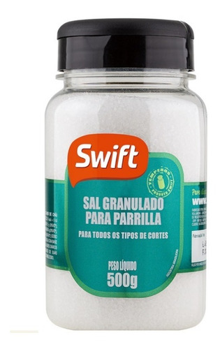 Sal Para Parrilla Swift 500g Kit 03 Unidades Para Churrasco