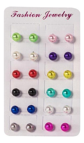 3 X 12 Pares De Mujeres, Niñas, , Juegos De Aretes De