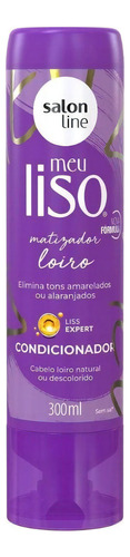 Condicionador Meu Liso Matizador Loiro Salon Line 300ml