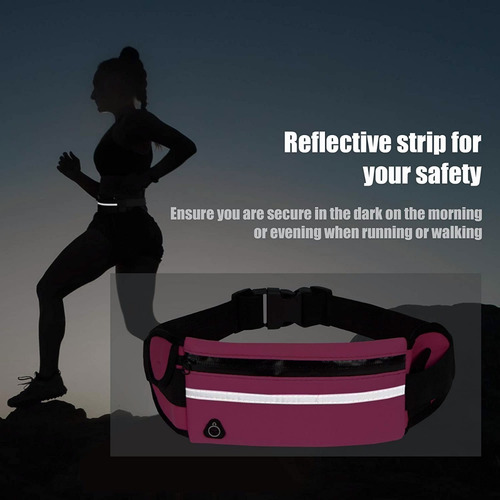 Imagen 9 de 10 de Cangurera Deportiva Impermeable,ideal Para Celular/audífonos