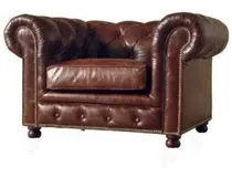 Comprar Sillon Sofa Chester 1 Cuerpo  100%. Cuero Original 