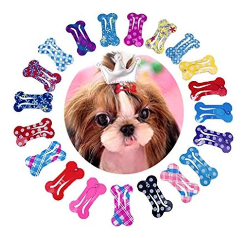 Pet Show Cute 1 Broches Para El Pelo Con Broches De Hueso Pe