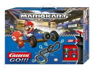 Autopista Mario Kart Carrera Go! 5.3 M Electrica Mario Luigi