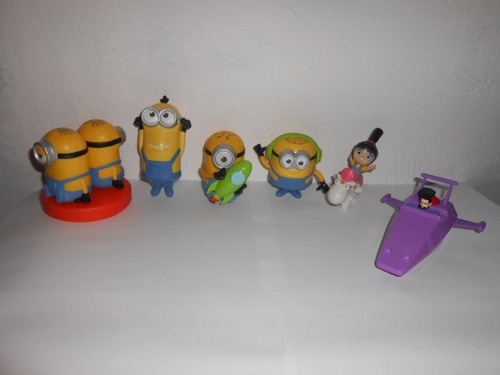 Lote 7 Figuras Mi Villano Favorito 3 De Mcdonalds Minions (Usado)