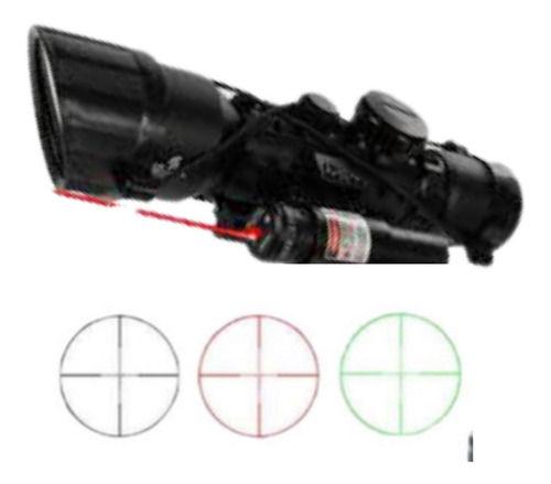 Mira Riflescope 2.5-10x40 Iluminacion Verde Y Rojo Xtremp