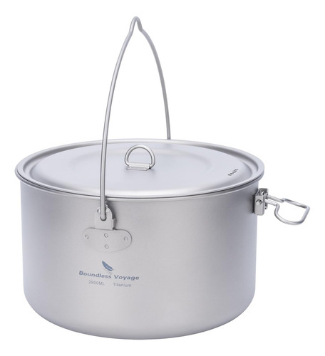 Maceta Colgante De Titanio Boundless Voyage Para Acampar Al