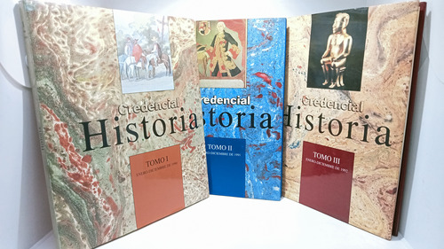 Historia - 3 Tomos - Credencial - Historia Colombiana - 1990
