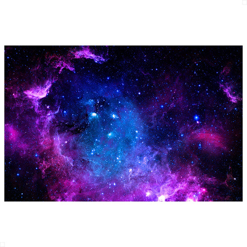 Painel Retangular De Festa 1,5x1,0m Monte Fácil Em Tecido Cor Galáxia - ANV-2269