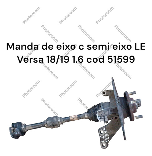 Manga De Eixo C Semi Eixo Le Versa 18/19 1.6 Cod 51599 (Usado)