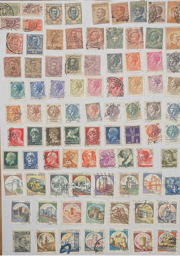Sello Postal Correo  Italia 87 Estampillas De Colección Vea