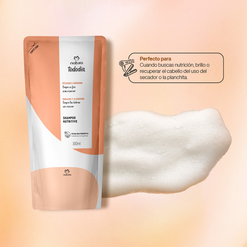 Repuesto Shampoo Nutritivo Tododia 300 Ml