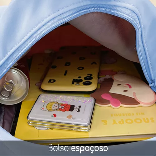 Mochila de Costas Gatinho Pack Me Escolar Infantil Meninas em