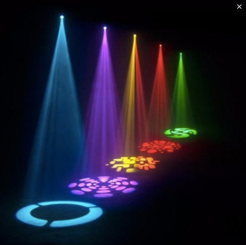 Moving Head Spot Led Osram 30w Gobo + Disco De Cor Dmx Loja
