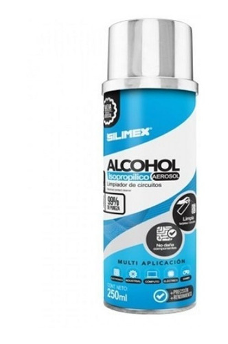 Alcohol Isopropilico Aerosol 250 Ml Silimex