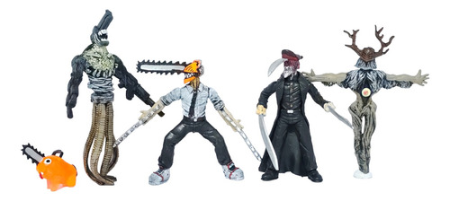 Juguete 5 Figuras De Accion Denji Chainsaw Man Pochita