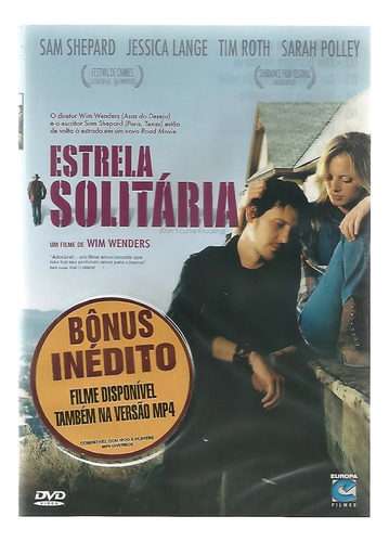 Dvd Estrela Solitária - Tim Roth - Wim Wenders - Lacrado