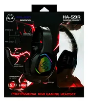 Comprar Audífonos Negro Gamer Halion Con Rgb