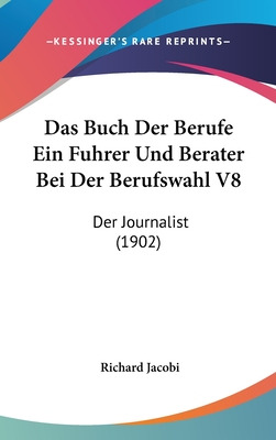 Libro Das Buch Der Berufe Ein Fuhrer Und Berater Bei Der ...