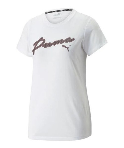 Playera Puma Para Correr Dama Original Blanco