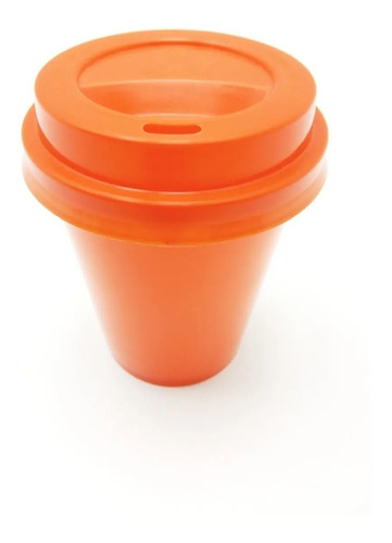 20 Vaso Cafe Bebida Caliente Plastico Con Tapa 3785 Xaviplas