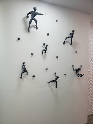 Escaladores Climbers Climbing Arte Gorditos Escultura Arte