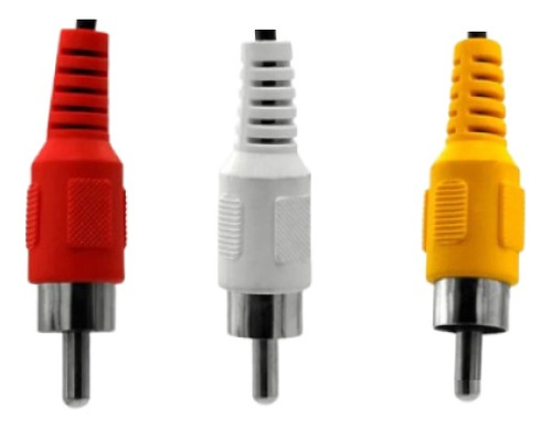 Cable Rca 3x3 Amarillo Rojo Blanco Audio Y Video De 5 Metros