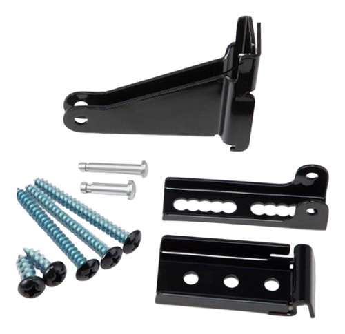 Kit De Hardware De Marco De Puerta De Soporte Más Negro