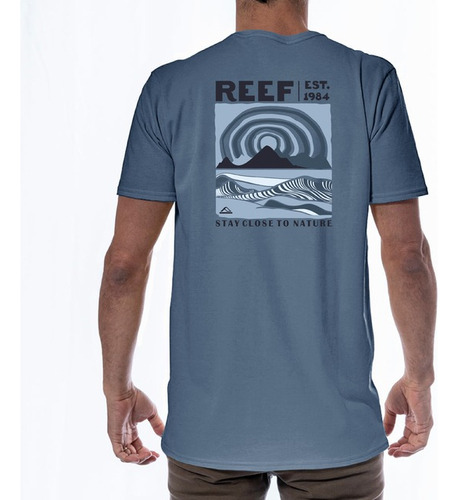 Remera Reef Nature Azul Sky Be The One