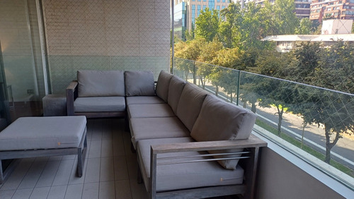Amoblado / 2 Dorm + Escritorio + Servicios /metro Alcántara