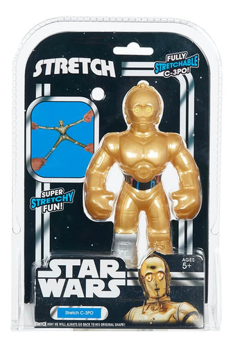 Star Wars Mini Figura Stretch Armstrong C-3po