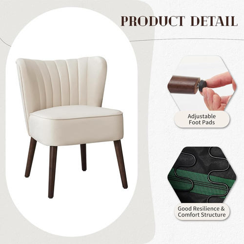 Sillón Sofá Individual Elegant Terciopelo Velvet Mueble Sala Blanco Terciopelo