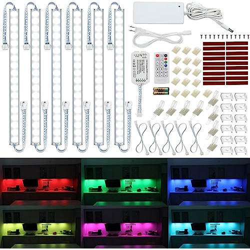 Luces Led Debajo De Gabinetes, Cambio De Color Rgb Y Lu...