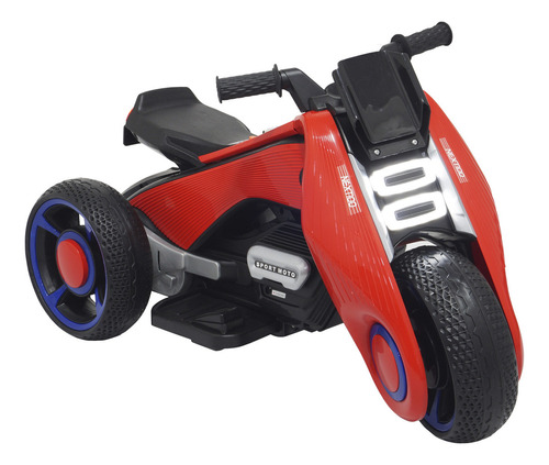 Mini Moto Elétrica Infantil 6v Importway BW223VM Luzes Som Vermelho Voltagem do carregador 110V/220V