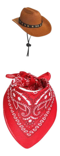 De Ganso, Ropa De Cañón Bufanda Roja De Sombrero Marrón