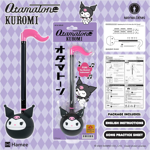 Otamatone Sanrio Kuromi Instrumento Electrónico Portátil...