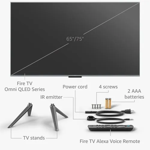 Amazon Fire Tv 50 Omni Qled 4k Uhd Smart Tv 2023 Televisor