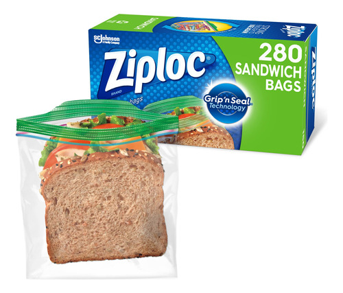 Ziploc - Bolsas Para Sndwiches Y Aperitivos Que Mantienen La